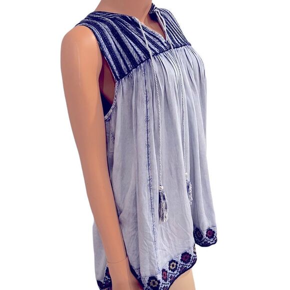 Rachael Zoe Boho Sleeveless Top Size Small - Picture 2 of 2